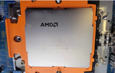 新的高分辨率 AMD EPYC Genoa 和 SP5 平台图片详细展示了 CPU 的巨大尺寸