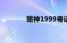 赌神1999粤语（赌神1999）