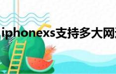 iphonexs支持多大网速（iphonexs支持5g）